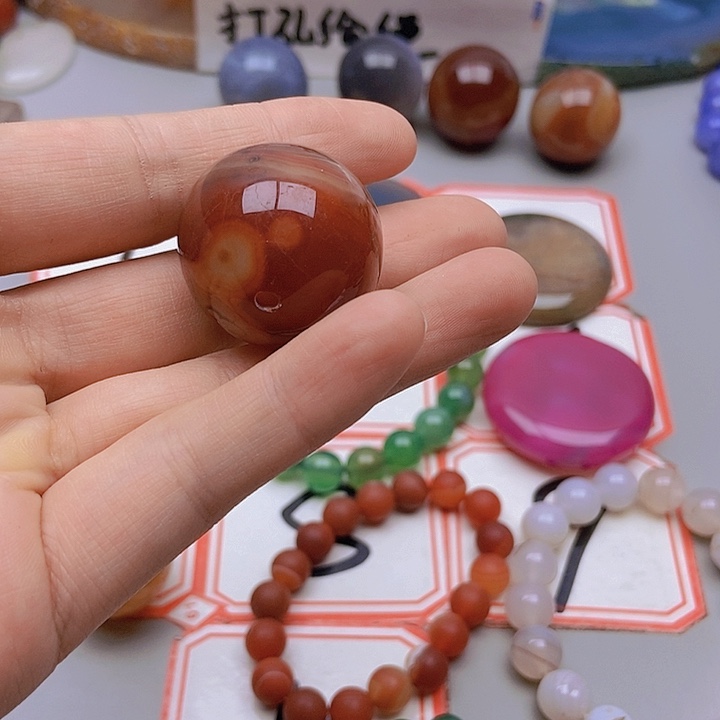 【闪购商品】玛瑙/玉髓未镶嵌珠宝半成品坤**忆