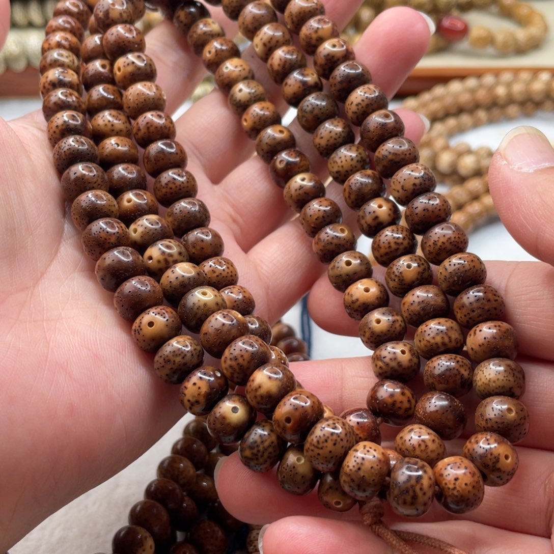 星月菩提吊坠8✖️10陈籽虎皮玉化