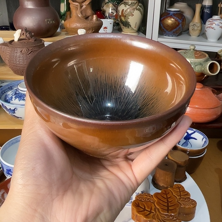 瓷片油滴建盏一个好看的