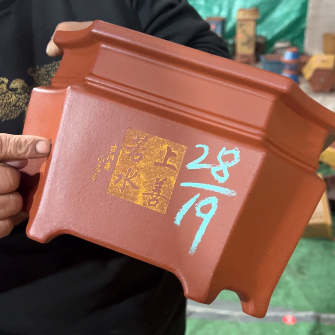 紫砂花盆紫砂花盆