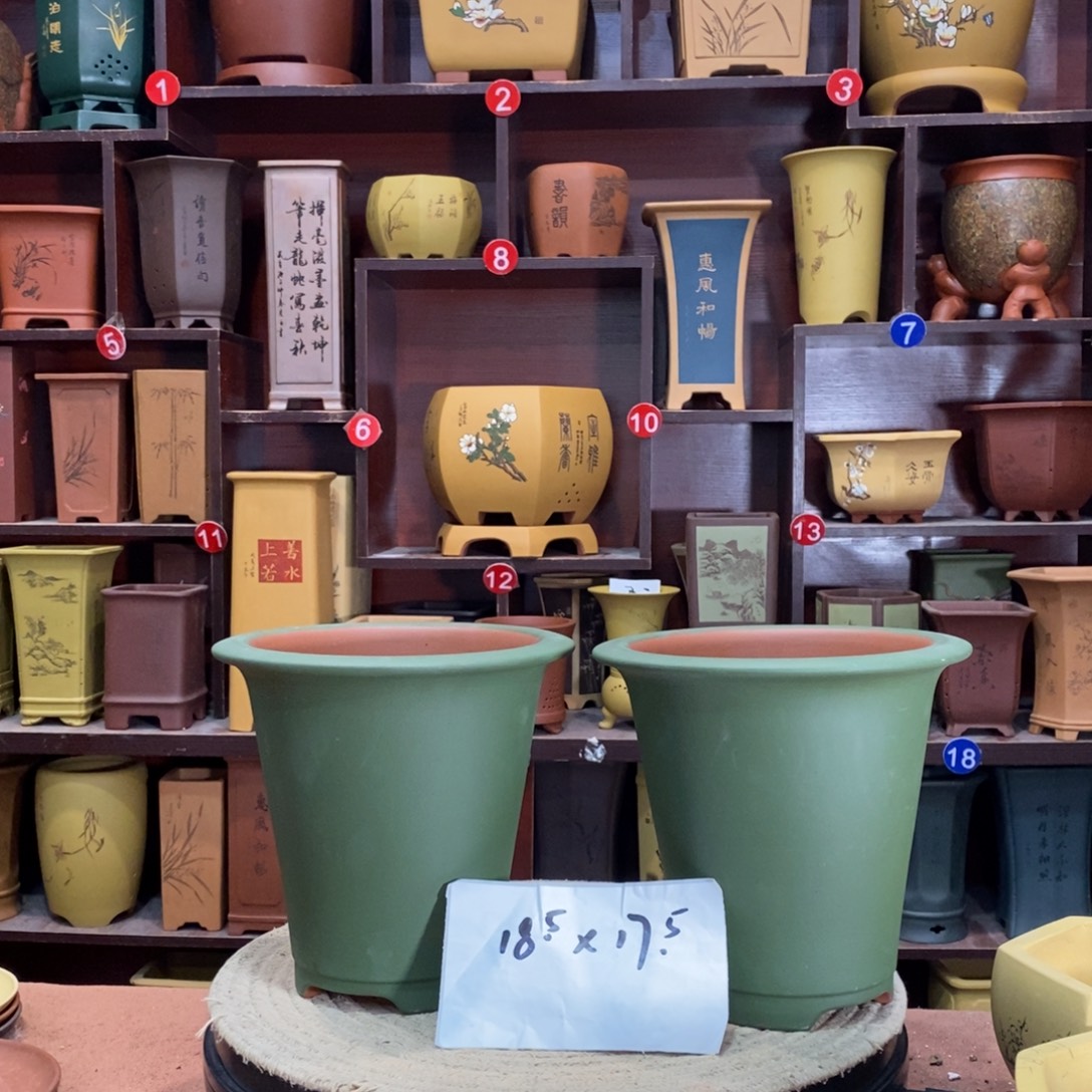 紫砂艺术紫砂花盆