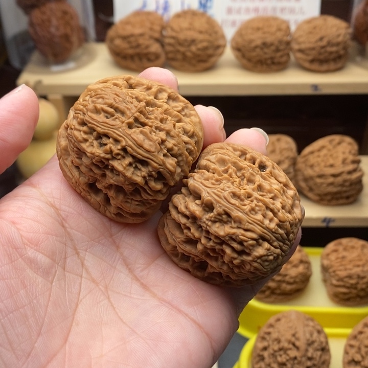 吊坠文玩核桃2****7矮桩团子42尺1113