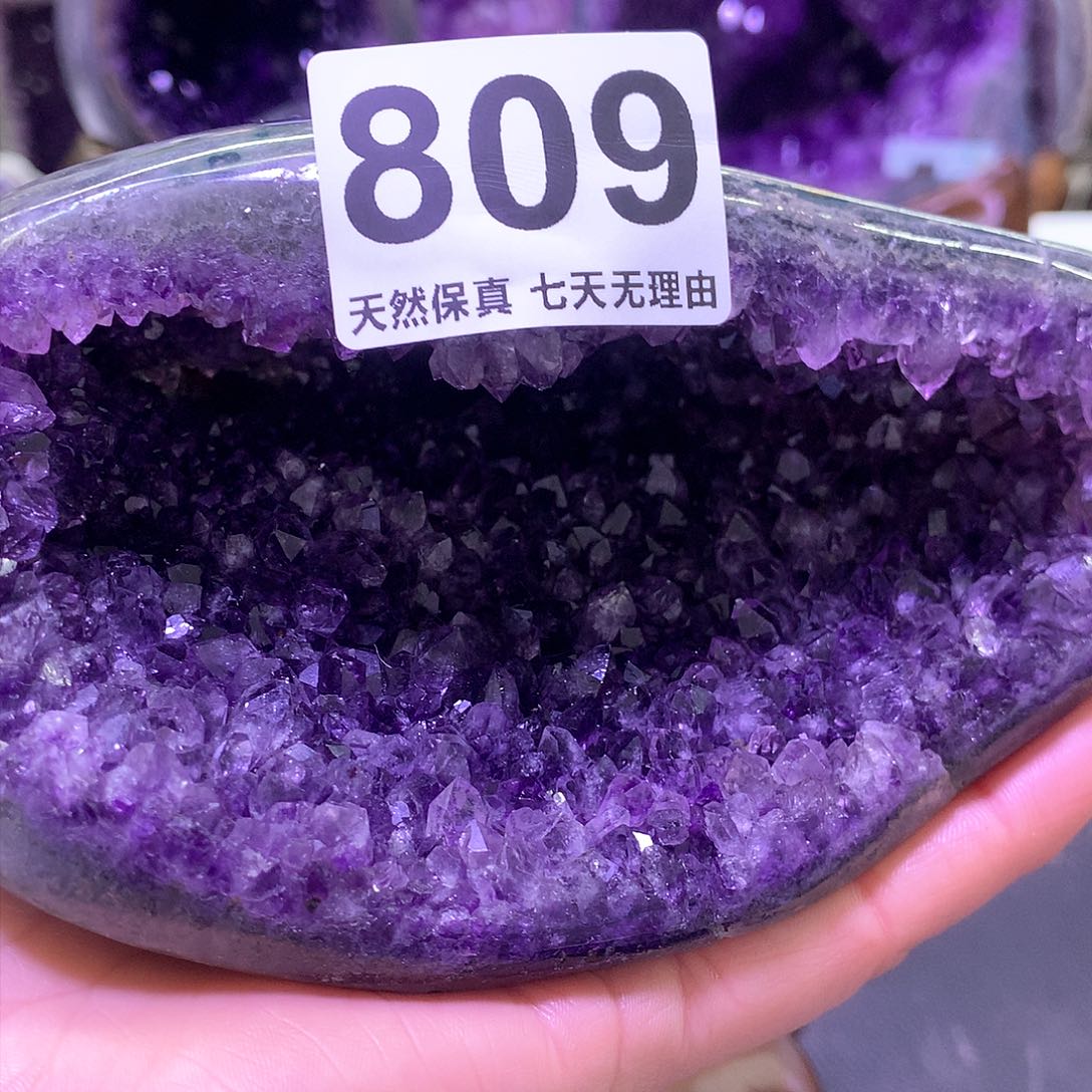 水晶水晶摆件未镶嵌半*夏