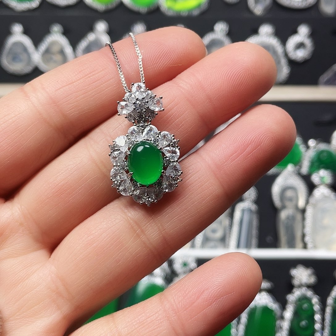 玛瑙/玉髓颈饰合金