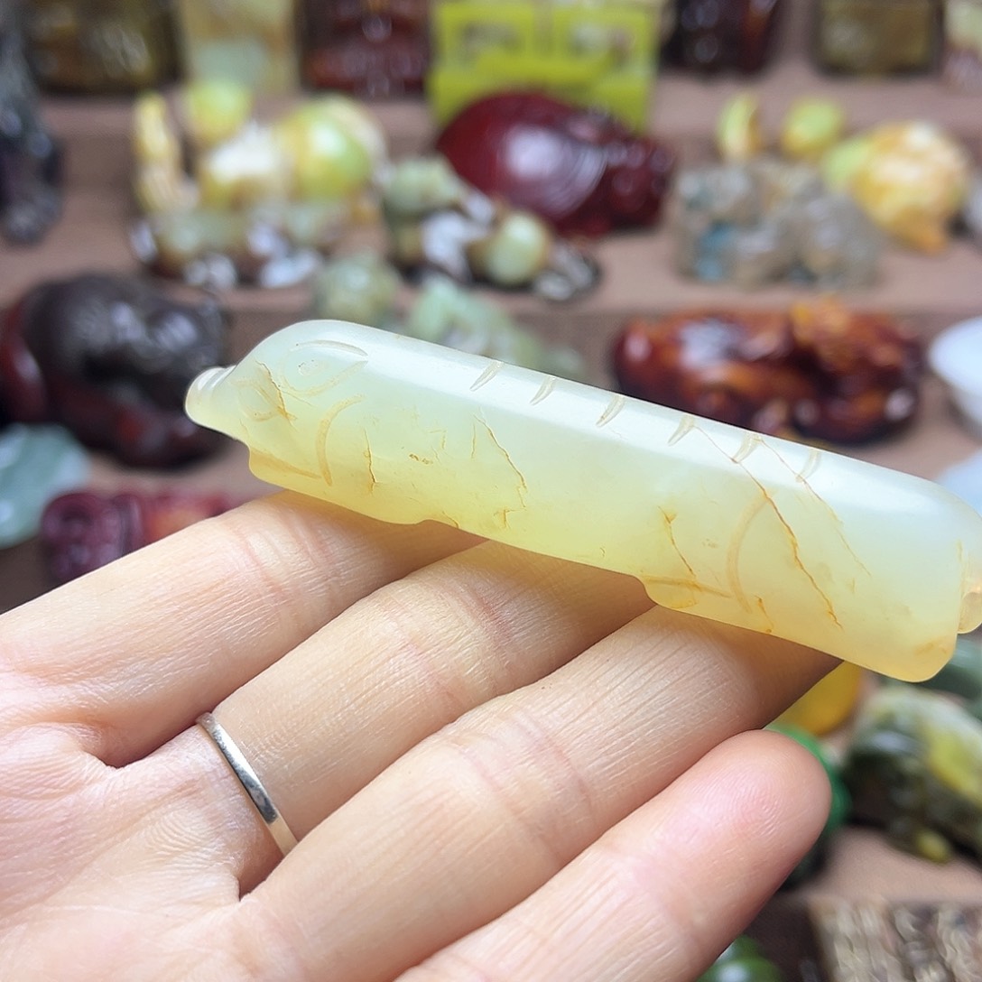 白玉菩提吊坠89。。