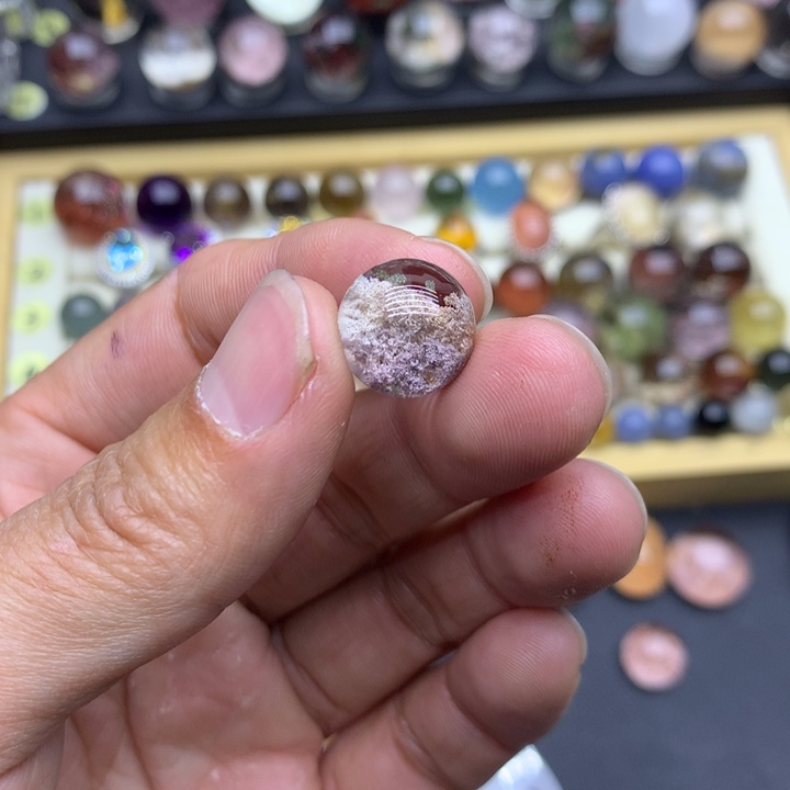 水晶手链未镶嵌柒*粉紫幽灵