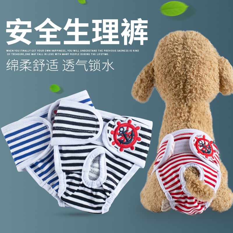 宠物狗狗生理裤泰迪安全卫生裤月经裤生理期用品姨妈裤子