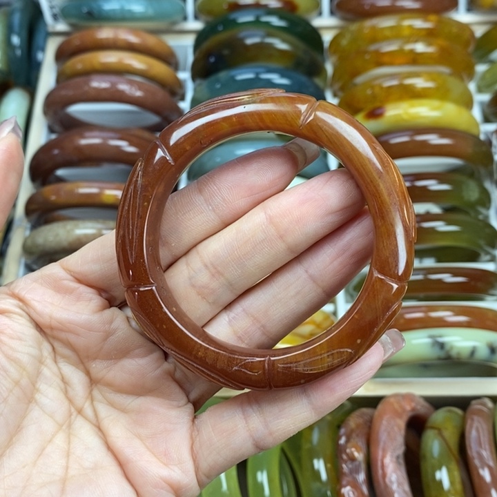 蛇纹石玉手镯未镶嵌53