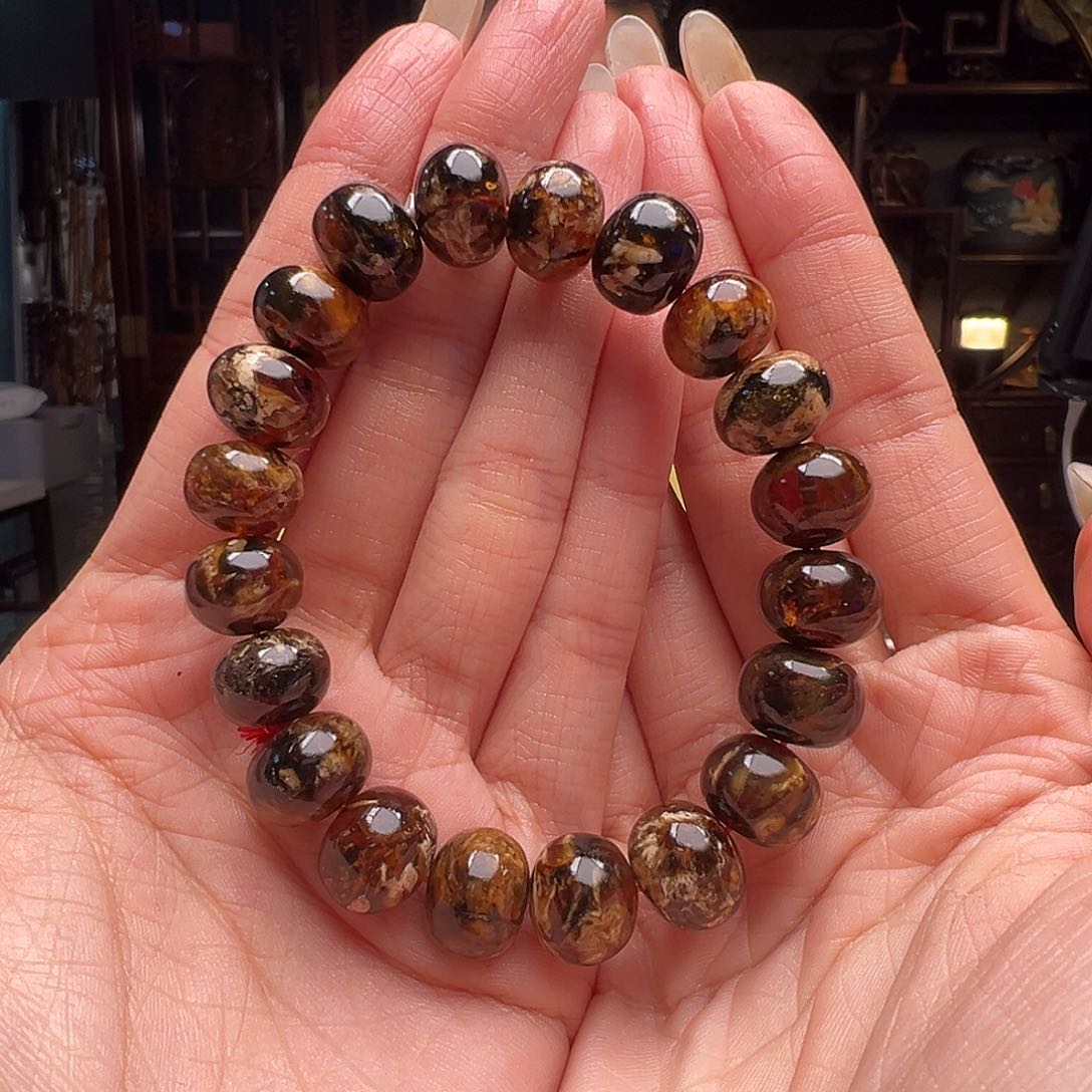 琥珀裸石未镶嵌抚顺琥珀51005。12mm