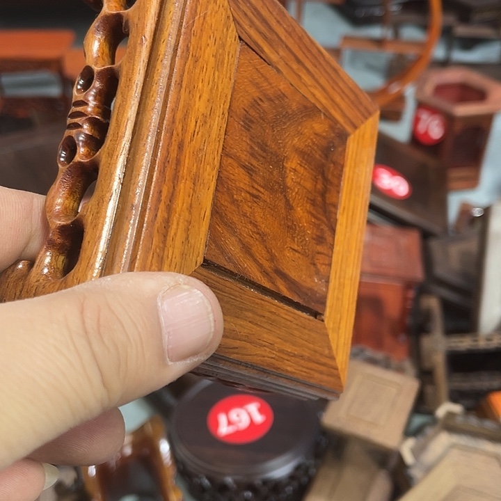 香榧木红木底座工艺品