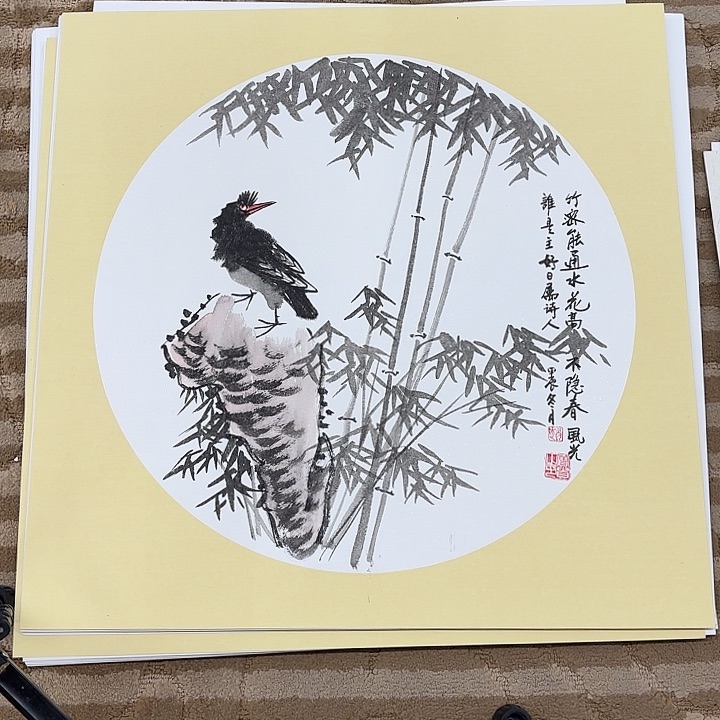 国画花鸟和蝴蝶在这里50.50