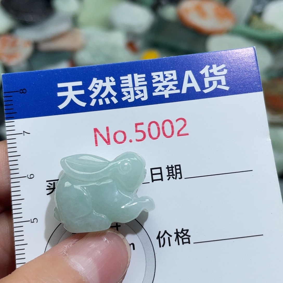翡翠未镶嵌挂件5002