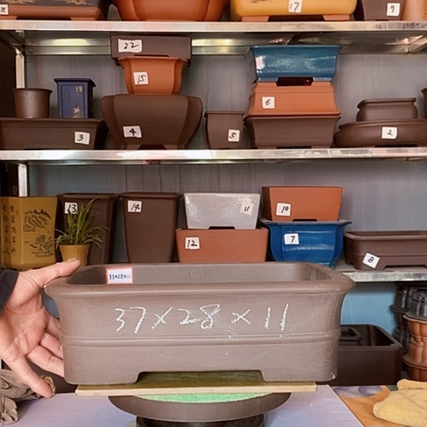 红陶宜兴紫砂花盆