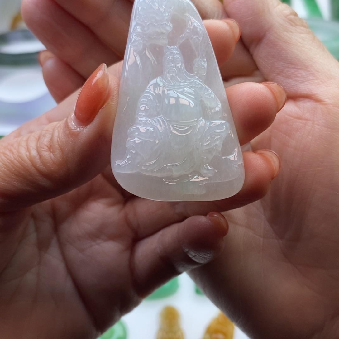 翡翠挂件未镶嵌天然翡翠