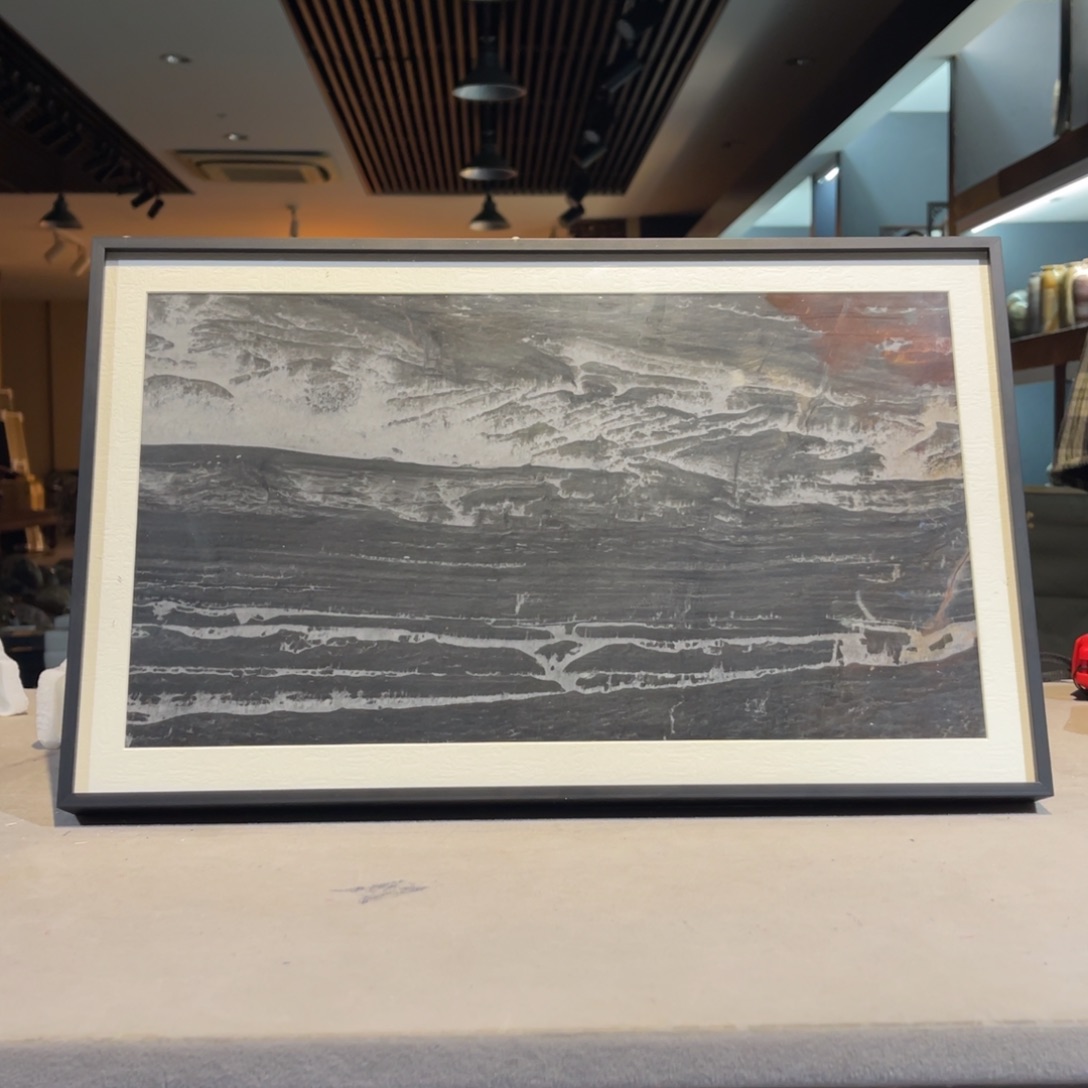 彩石45/28 三峡清江画面石