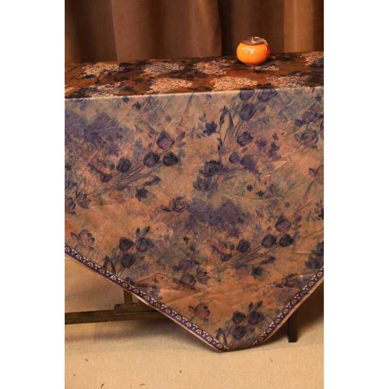 FJ013烟金郁影（140*140）女士围巾披肩