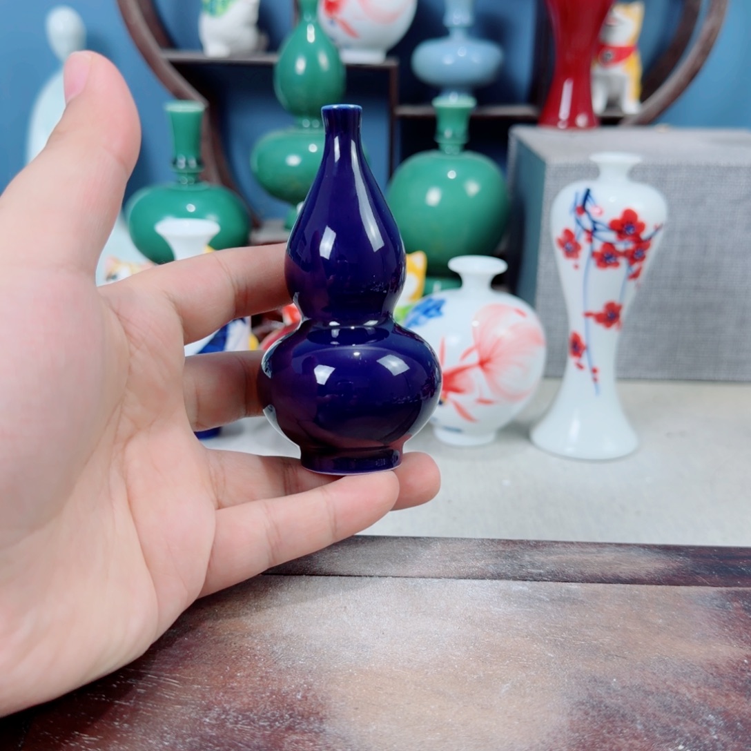陶瓷手工小花器摆件