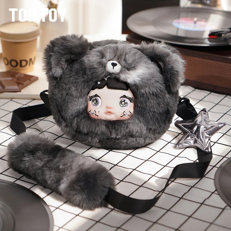 【拆盒】Nommi糯米儿收纳可爱包包毛绒盲盒潮玩公仔 