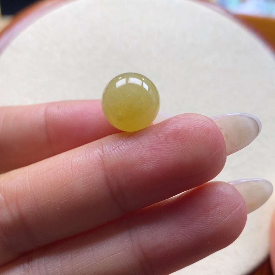 翡翠未镶嵌吊坠(不含链)翡翠冰满黄翡珠卡12.3m