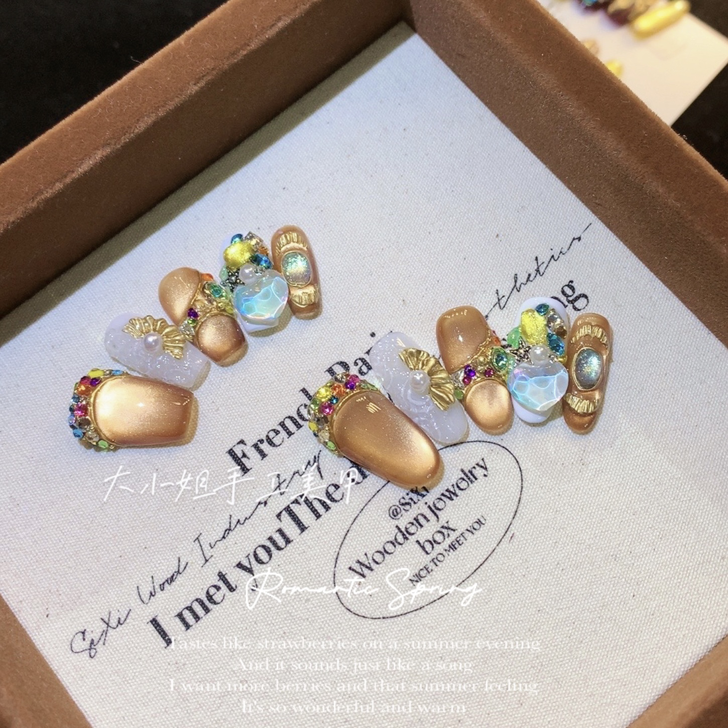 【琵琶行】549大小姐 高端手工穿戴甲10片