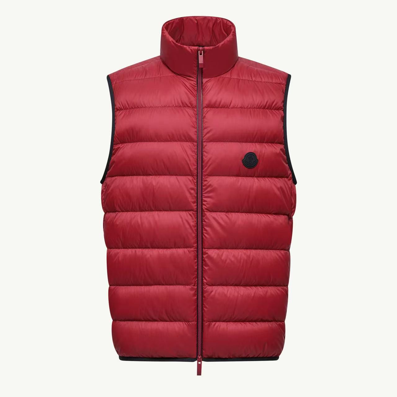 未使用 MONCLER 盟可睐 25男黑标系列Besne立领羽绒马甲