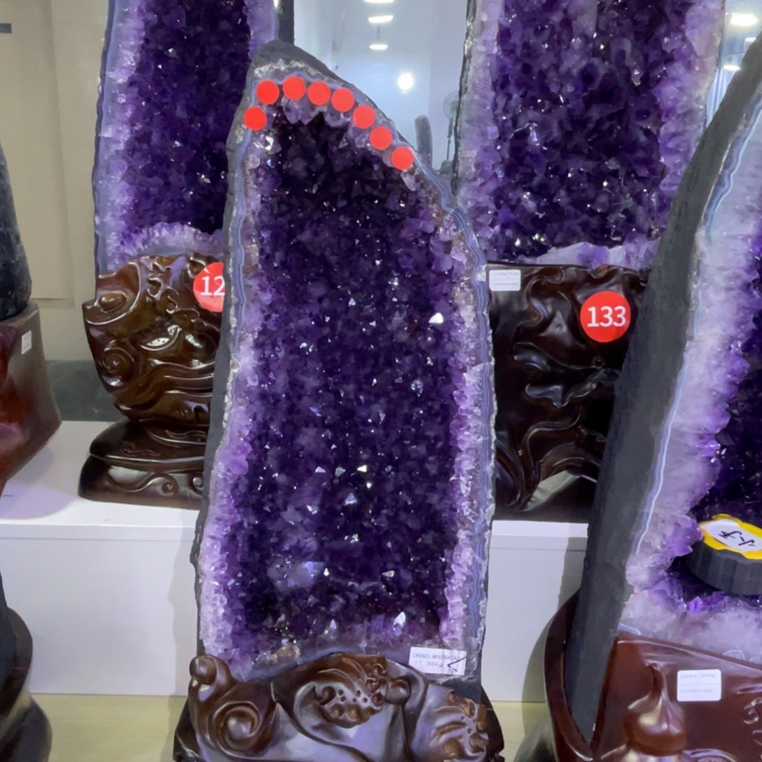 未镶嵌大型摆件（非配饰）紫晶