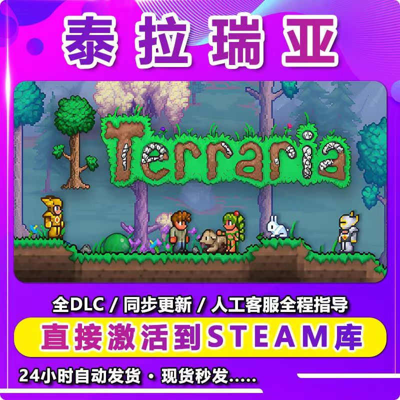 泰拉瑞亚 联机  激活入库卡 Steam 兴趣爱好游玩