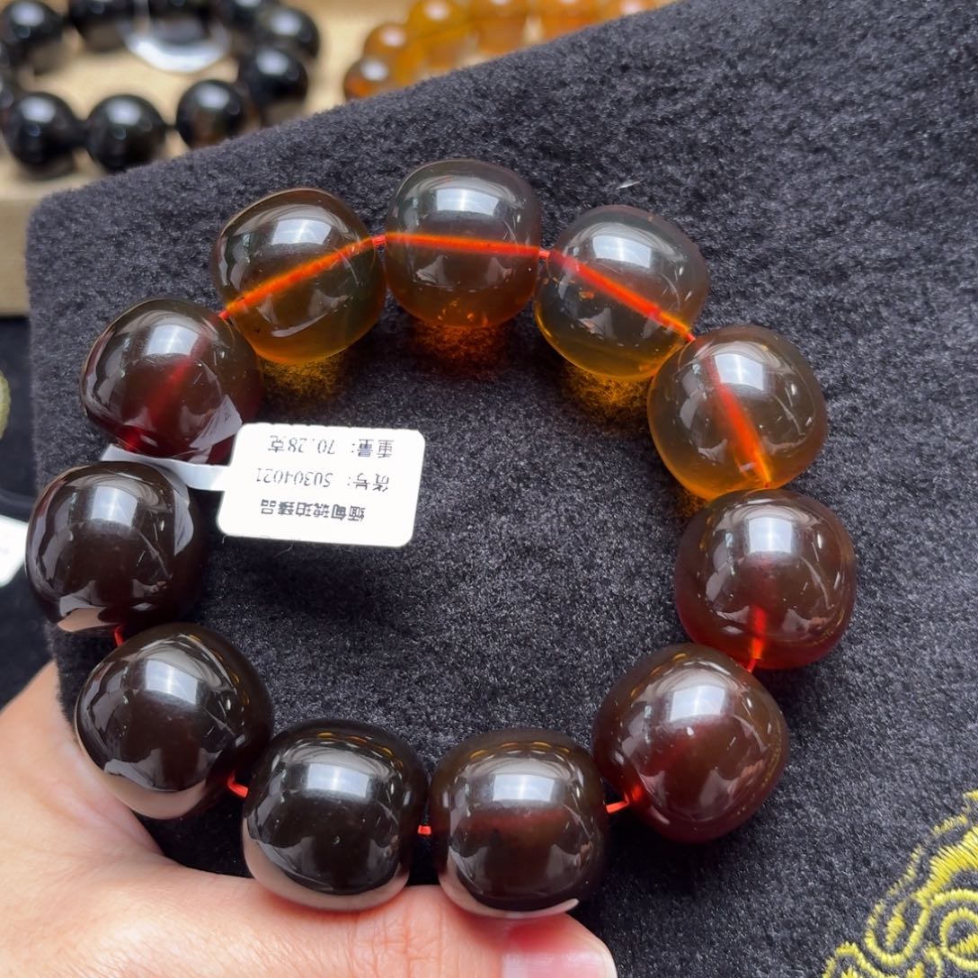 未镶嵌琥珀珠宝奇石22✖️21老型渐变单圈