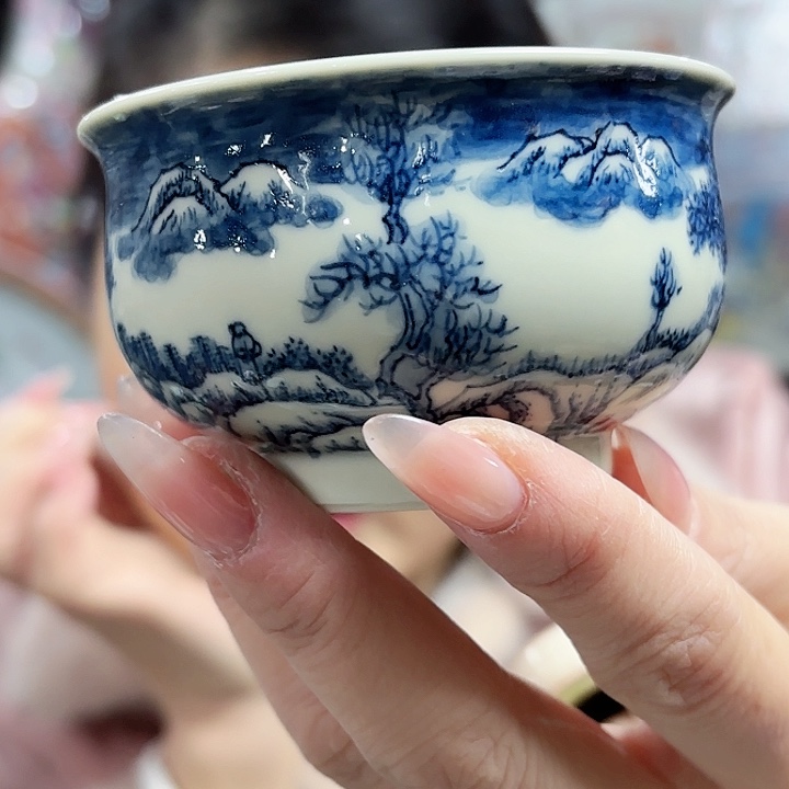 陶其他景德镇高温陶瓷黄希杯