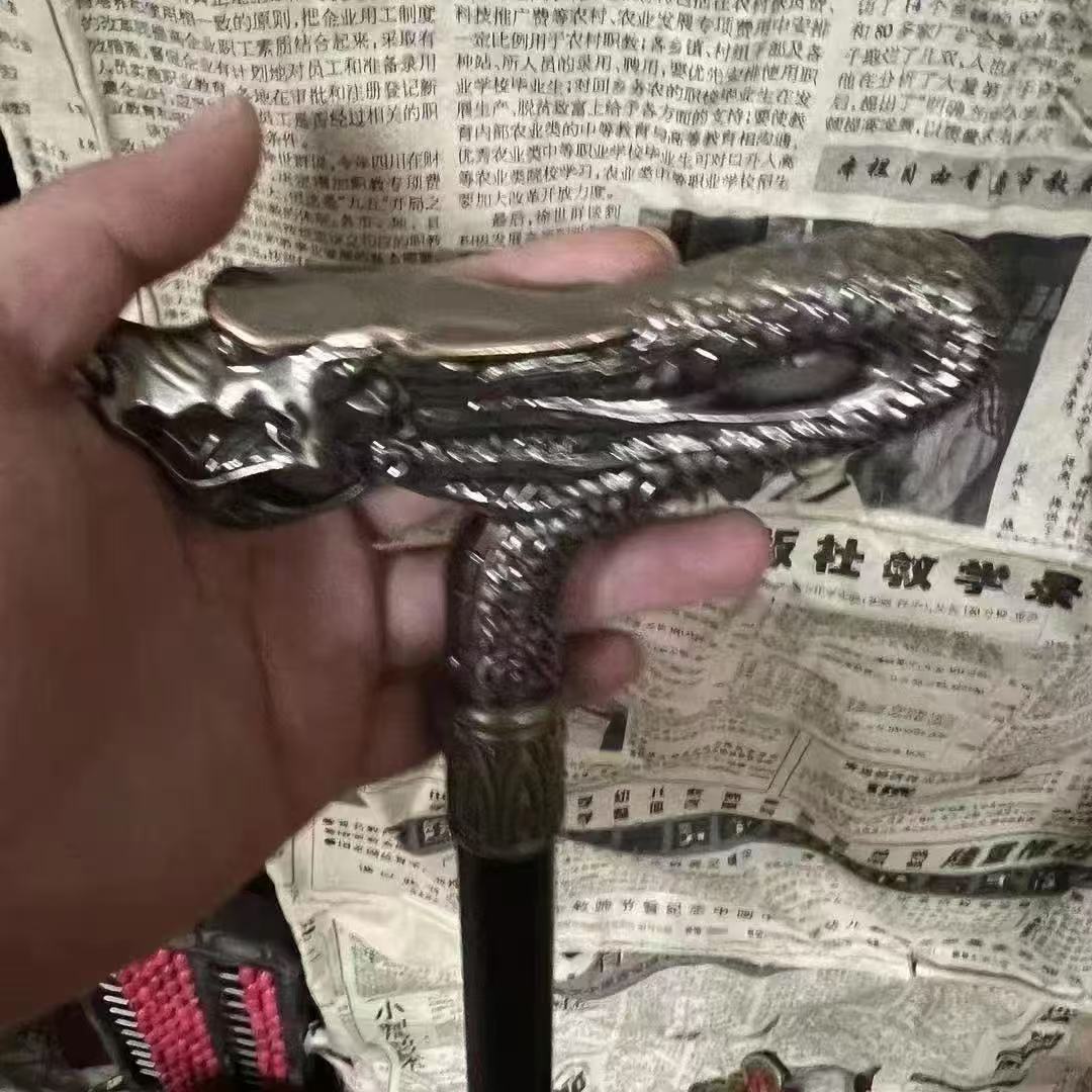 铜把件一个龙头一