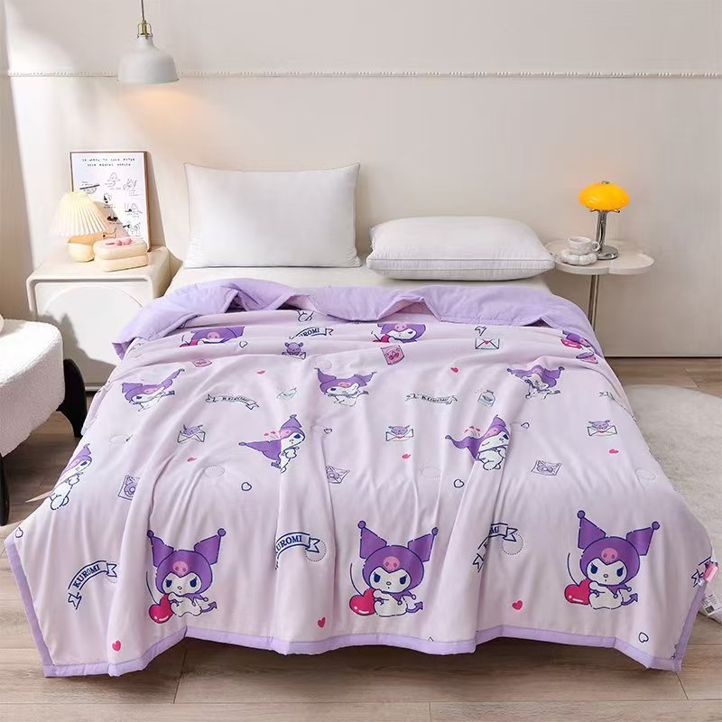 高端轻奢空调被印染库洛米凉感