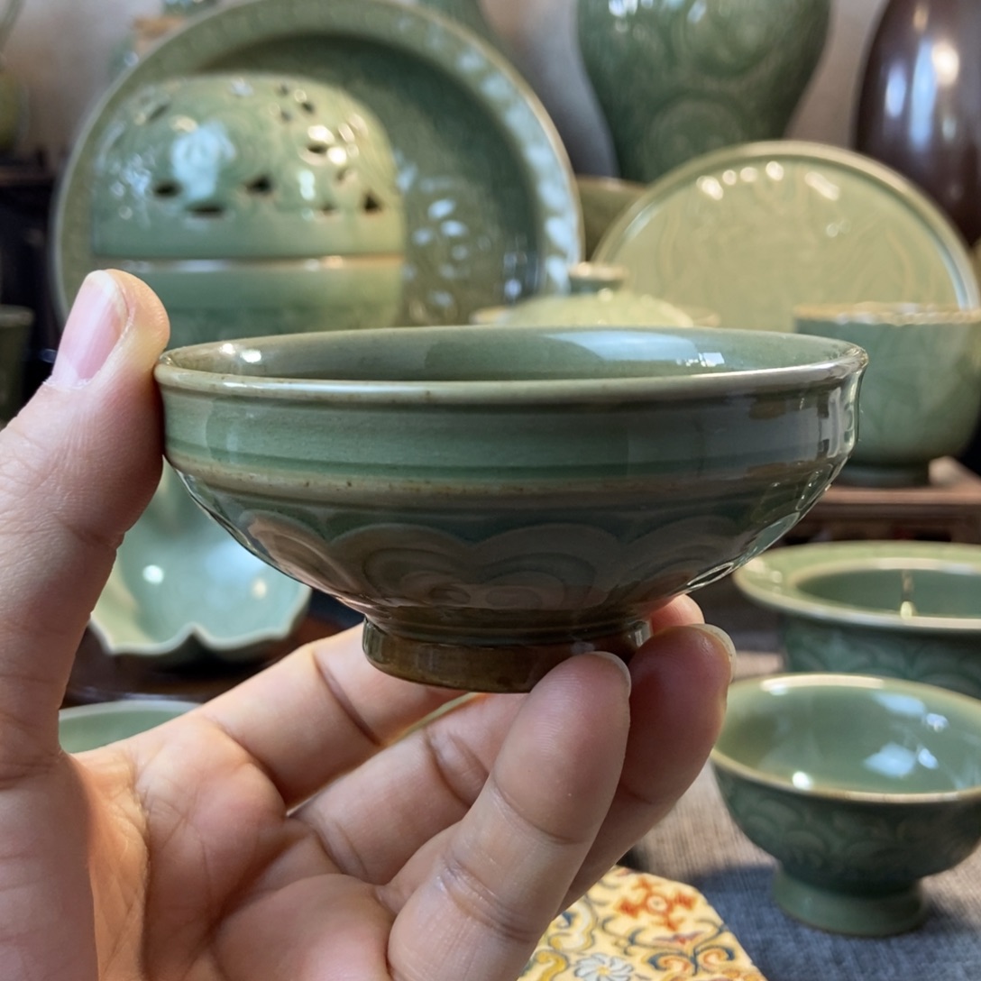 耀州窑福利款全手工主人杯