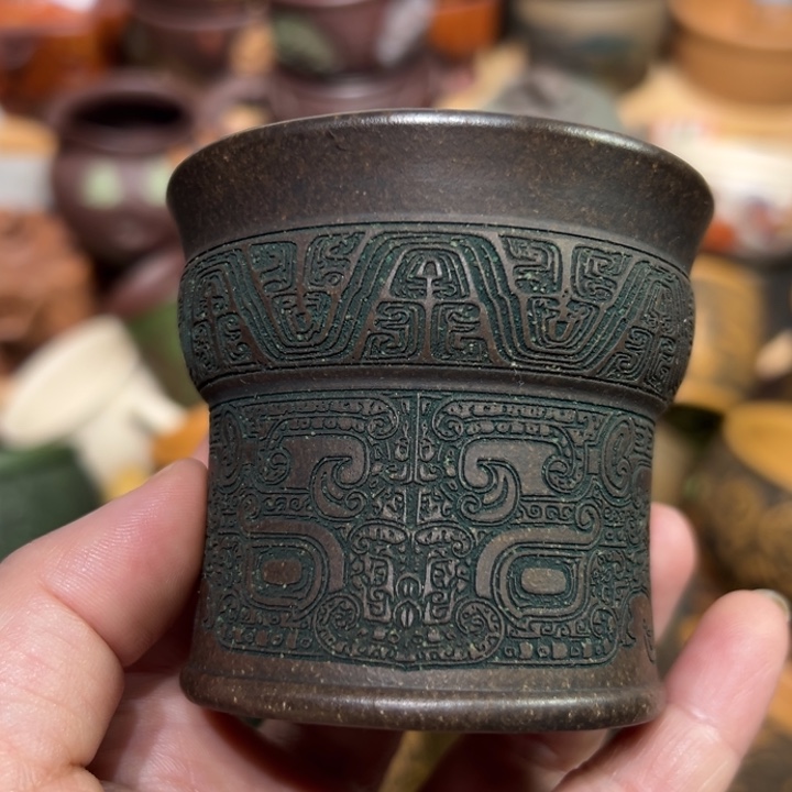 茶杯紫砂宜兴紫砂主人杯