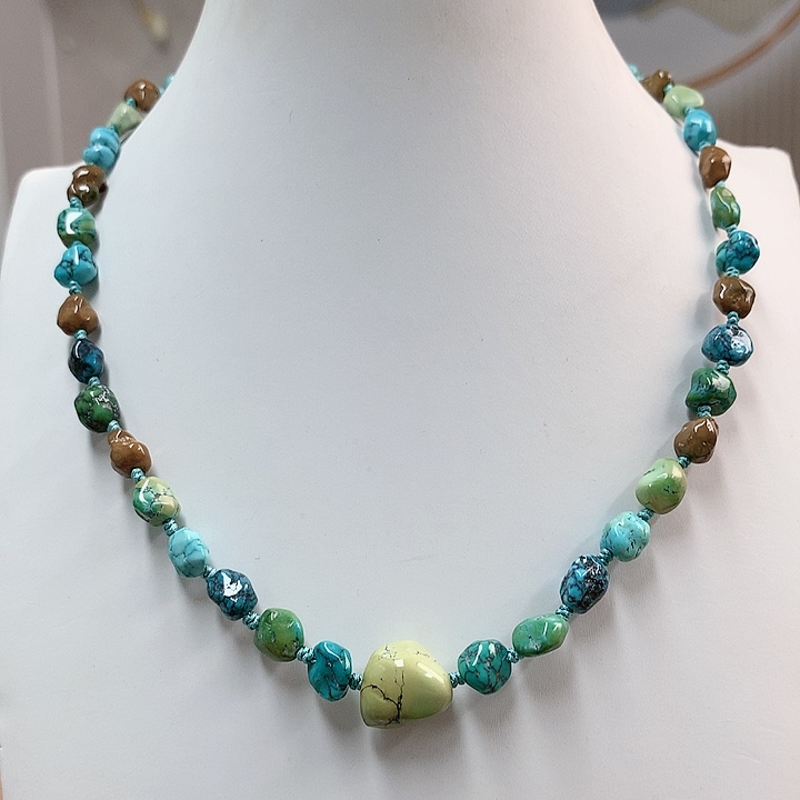 绿松石珠宝奇石未镶嵌