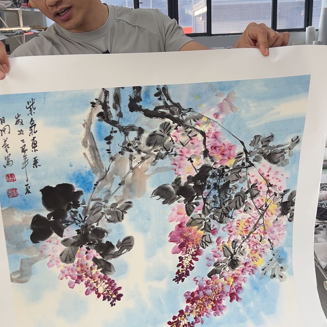 国画纯手绘字画宣纸