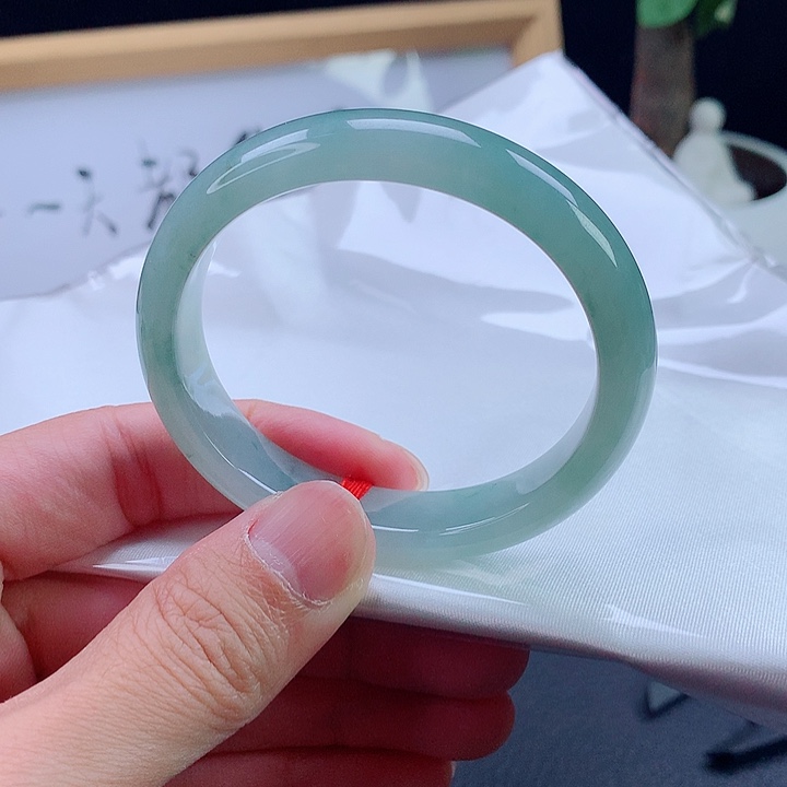 翡翠未镶嵌手镯手镯52