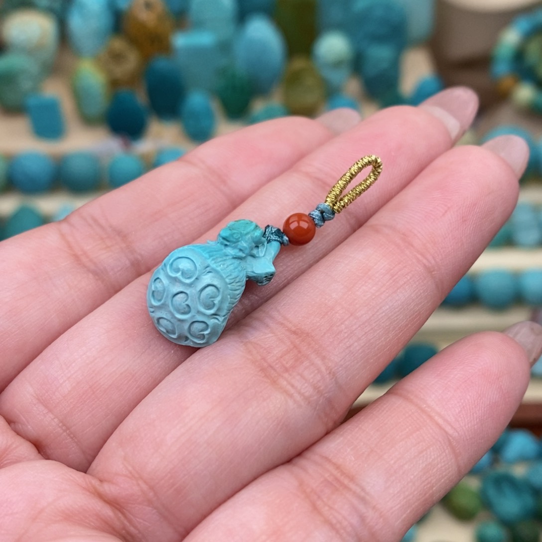 绿松石珠宝奇石未镶嵌