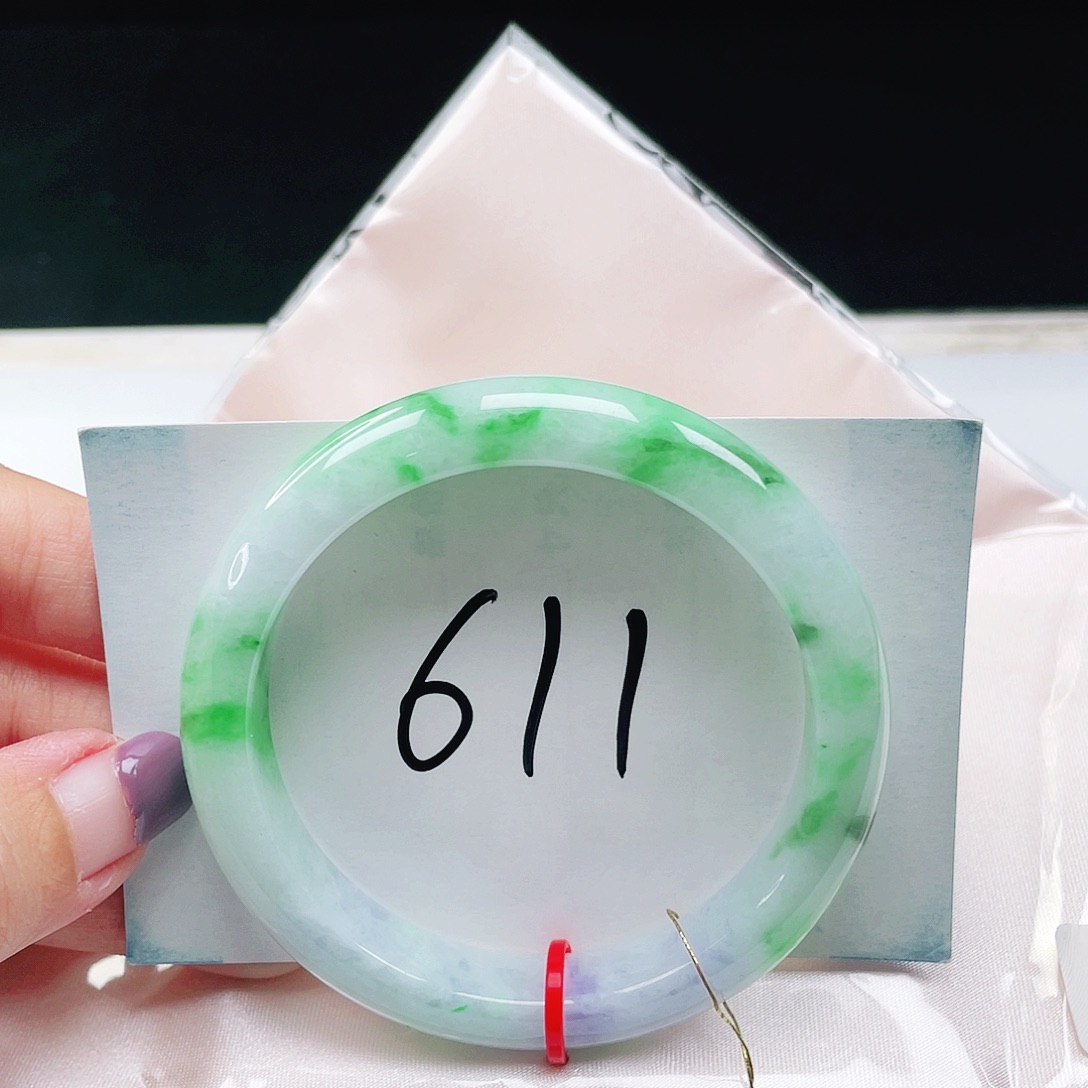 翡翠未镶嵌手镯缅甸翡翠55+