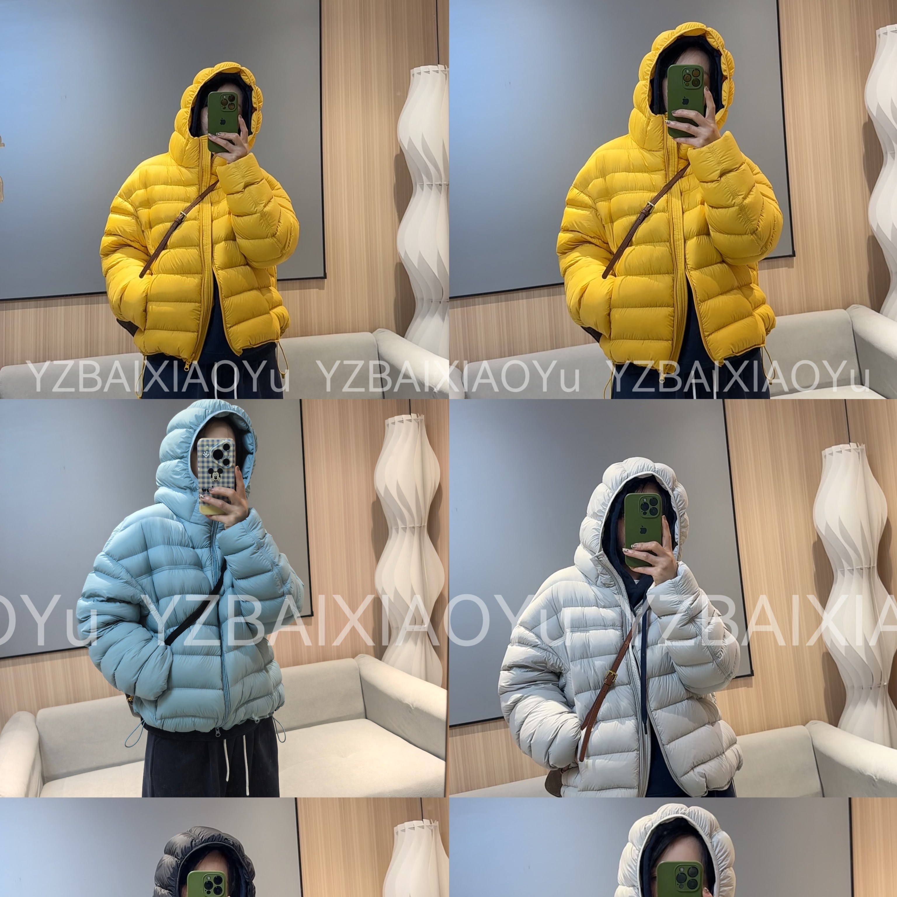 95白鸭绒 新款连帽排骨服羽绒服爆款韩系风格