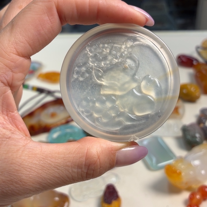 玛瑙/玉髓未镶嵌吊坠(不含链)