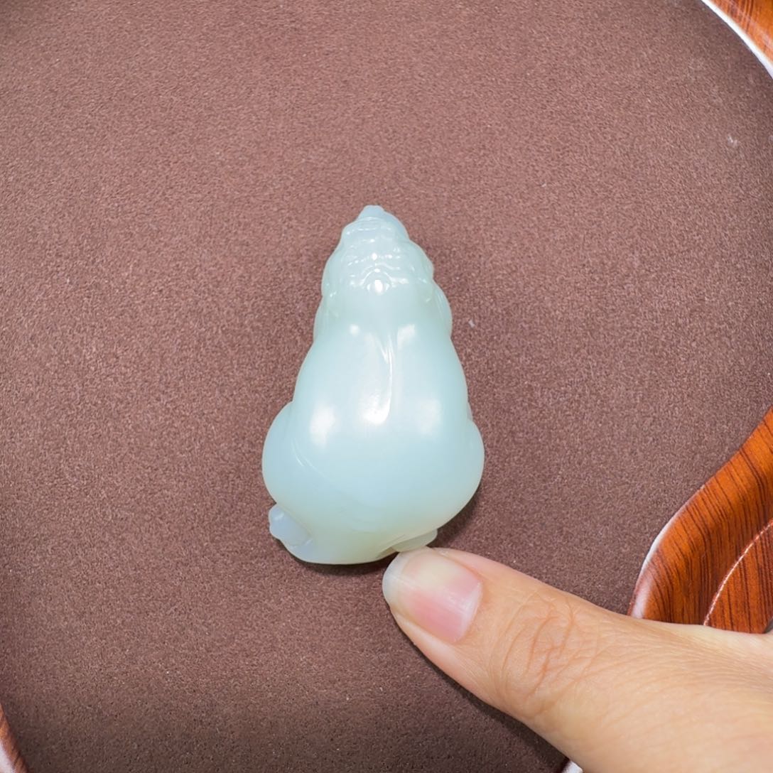 和田玉（白玉）挂件未镶嵌@***i