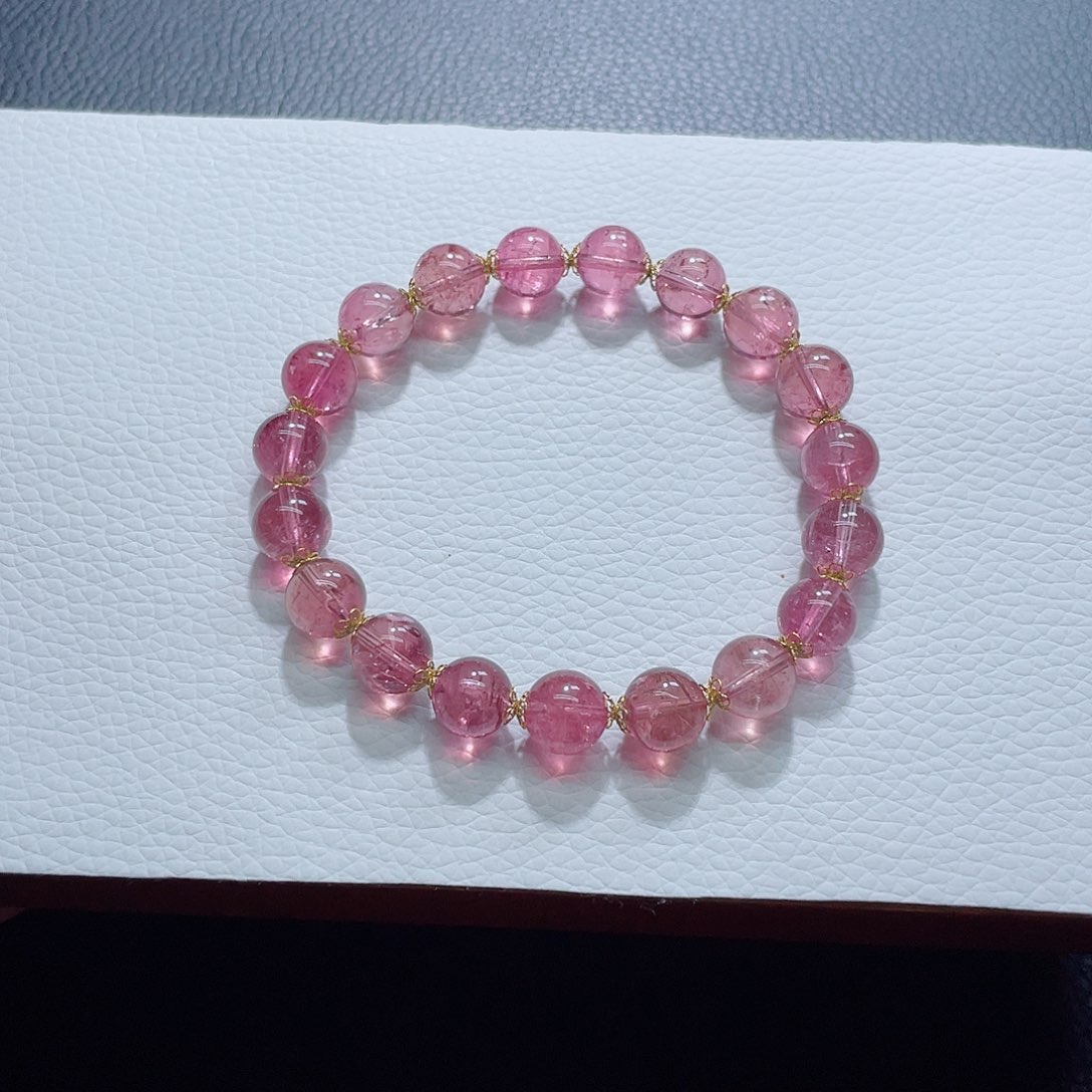 未镶嵌碧玺手链9mm左右