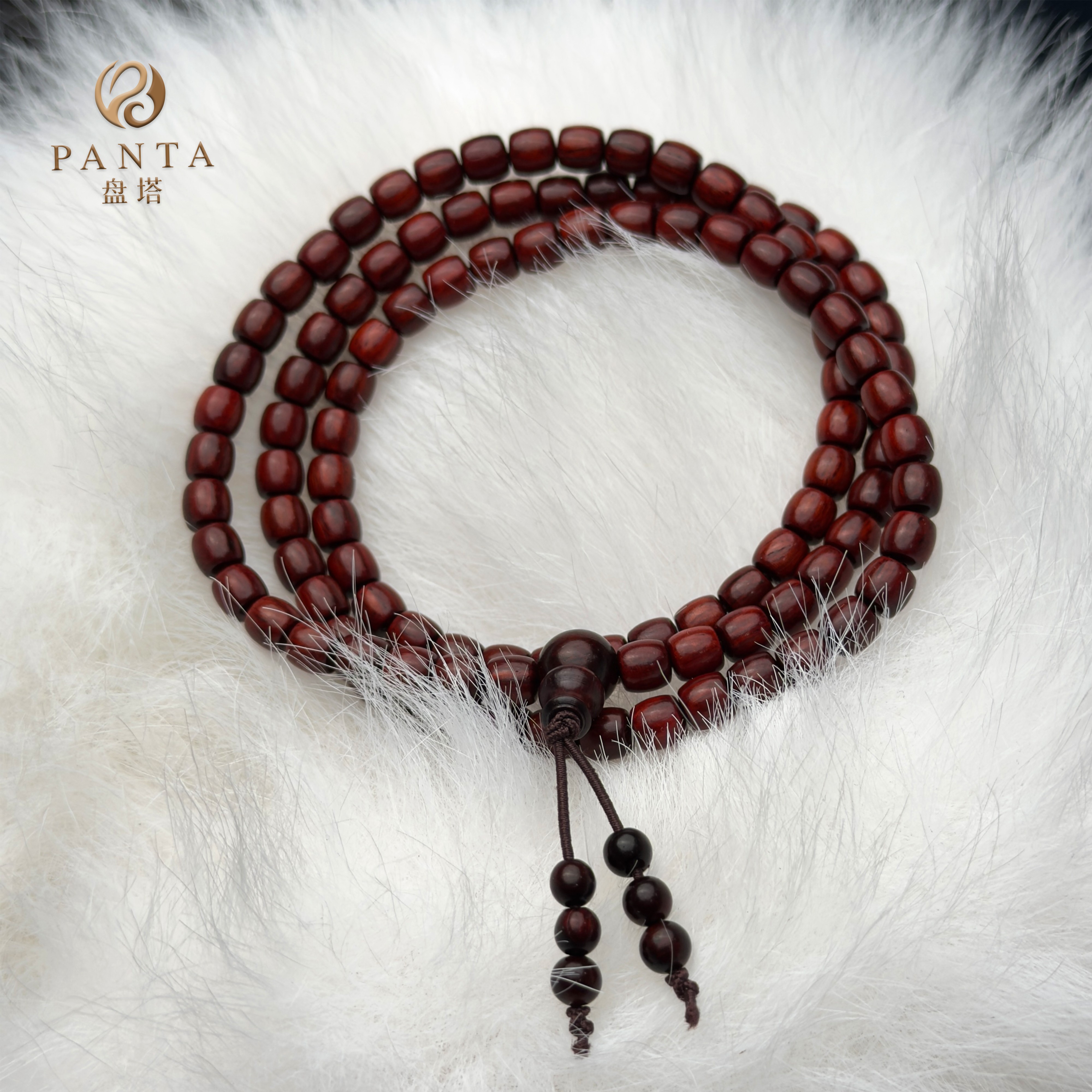 小叶紫檀108项链5*5mm左右