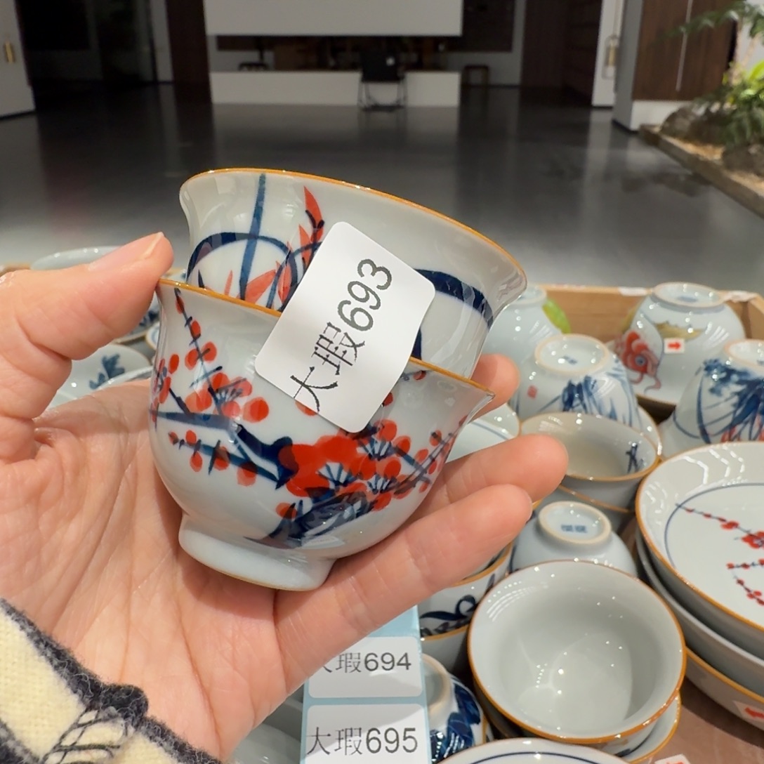 釉下彩纯手绘微瑕