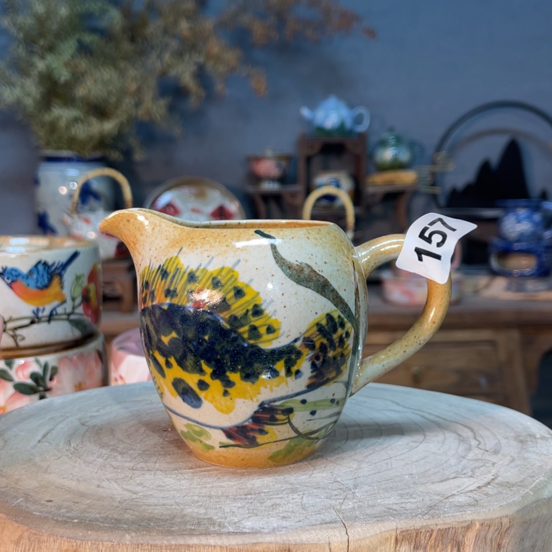 杯素浅陶瓷手工手绘