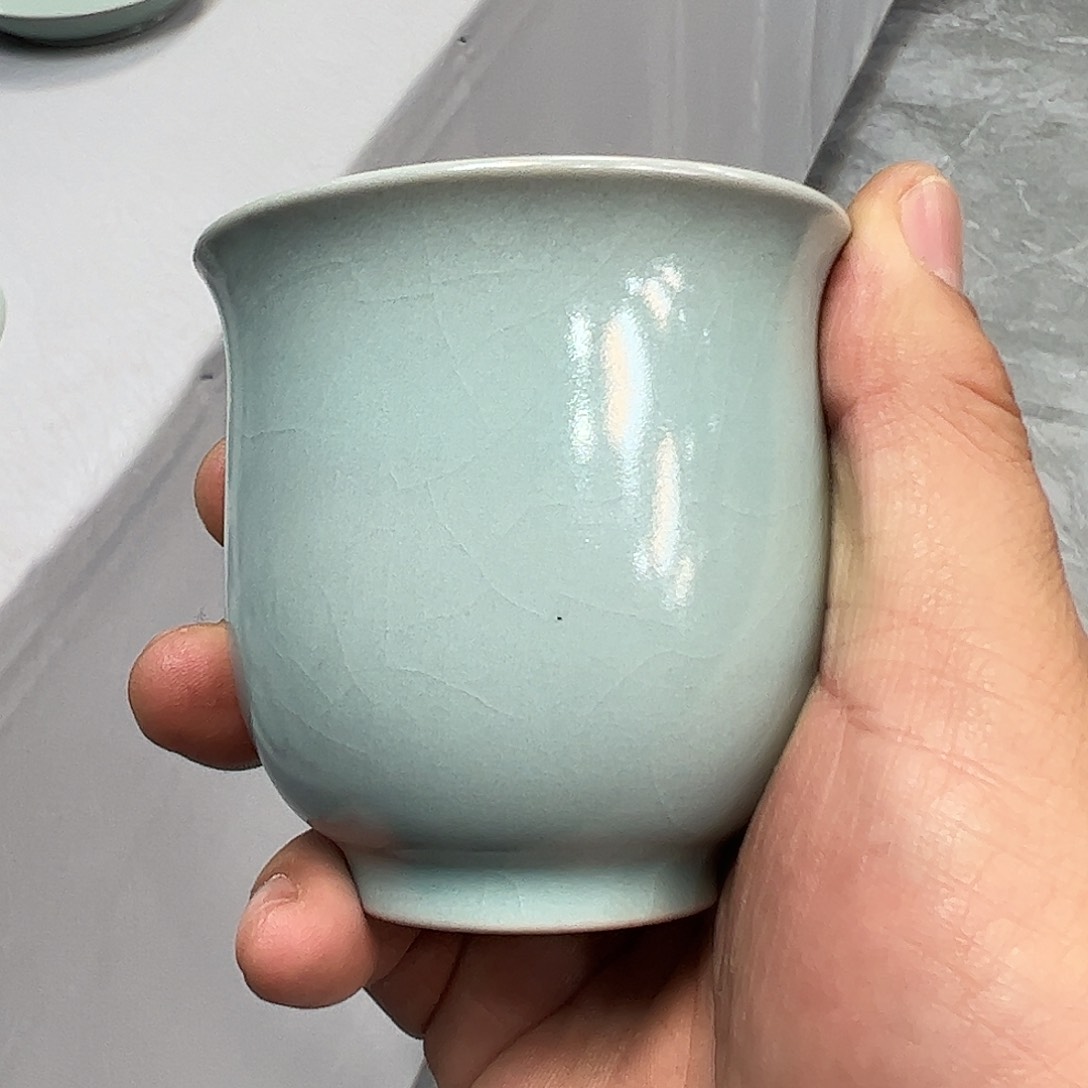 杯清凉寺原产地汝瓷大瑕