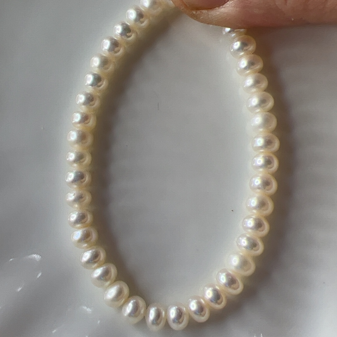 淡水珍珠合金手绳635