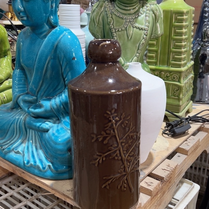 瓶高度31厘米口径3.5厘米瑕疵捡漏干裂