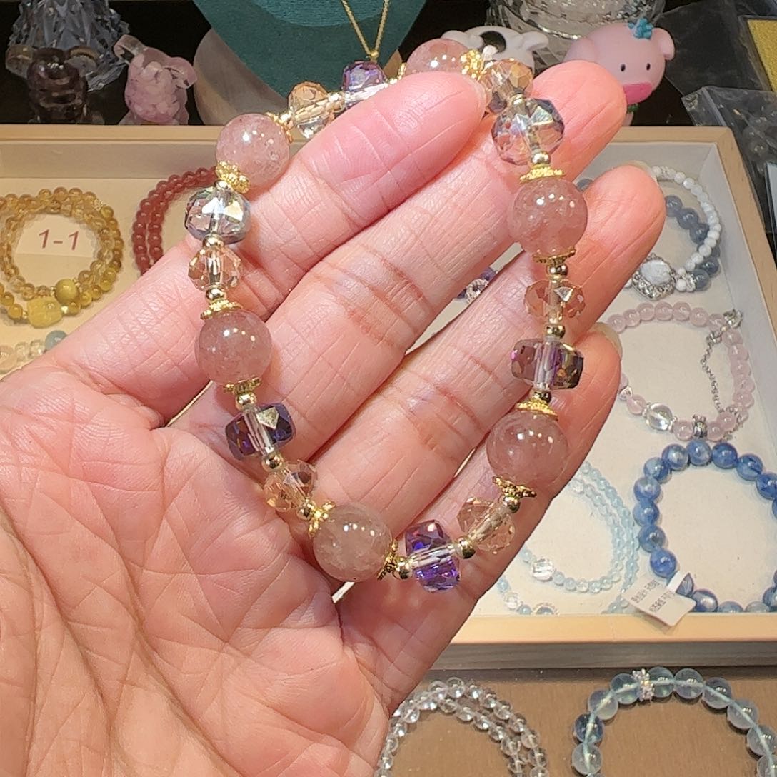 水晶手链未镶嵌草莓