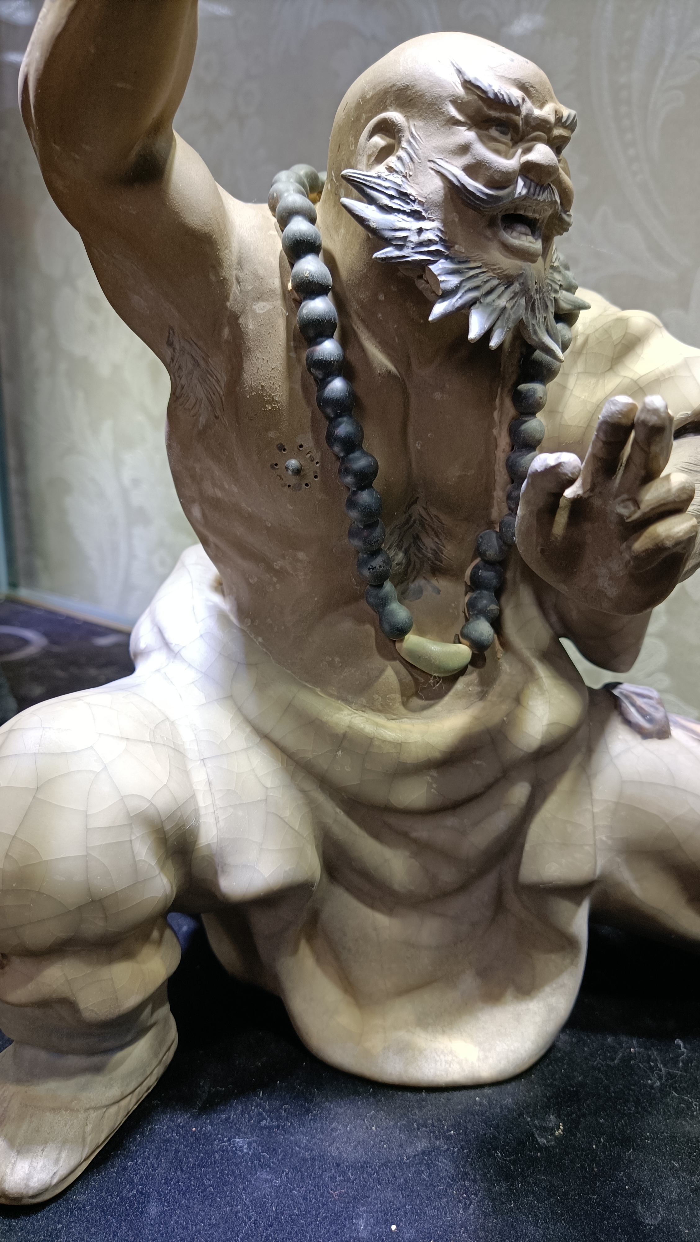 百年以上石湾窑罗汉摆件